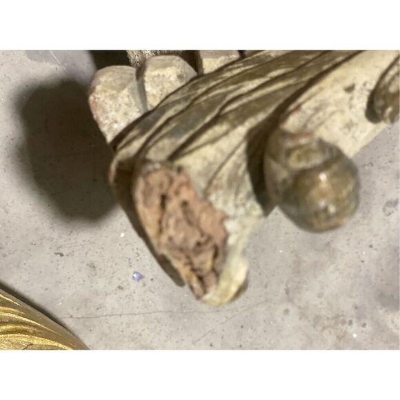 Vintage Syroco Peacock Pair Mid-Century Statues Hollywood Regency Home Decor - Picture 5 of 5